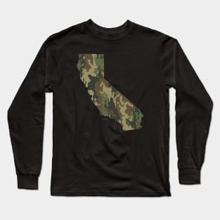 California Army Camo Long Sleeve T-Shirt